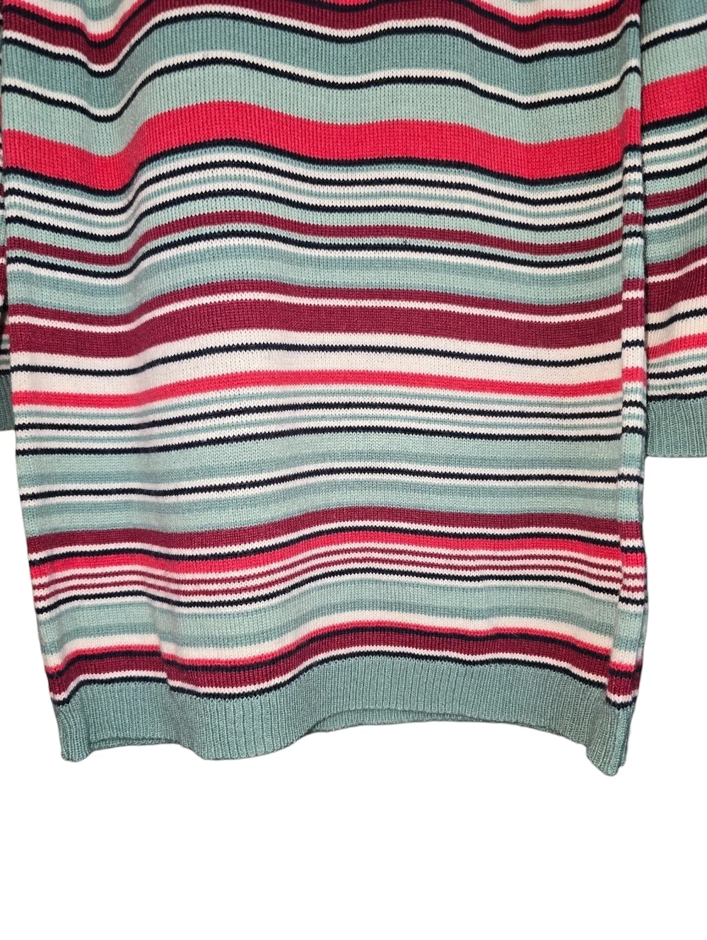 Pumpkin Patch Outfit Bundle Striped Knit Dress &Fluffy Pullover Sweater Size 5/6